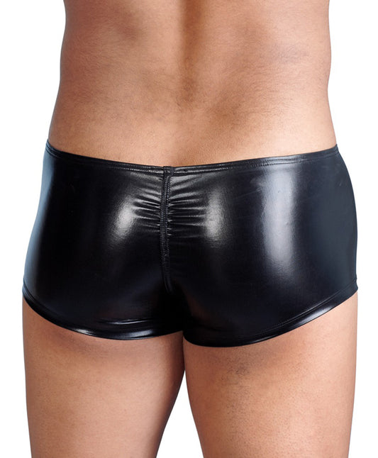 Wet Look Mens Zippered Boxers - UABDSM