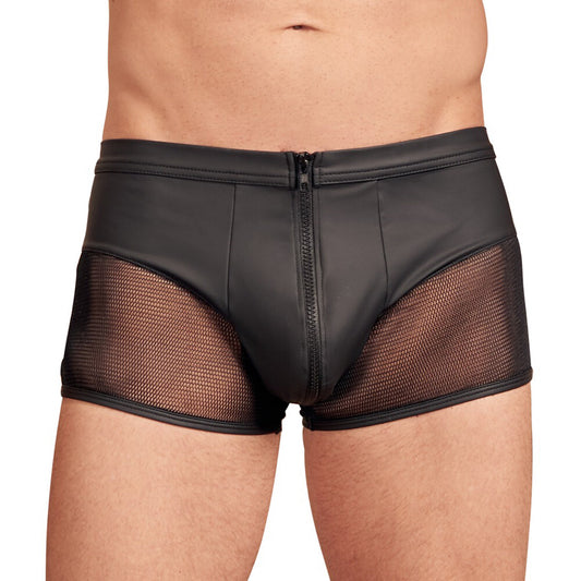 NEK Matte Look Pants With Zip Opening Black NEK Matte Look Pants With Zip Opening Black - UABDSM
