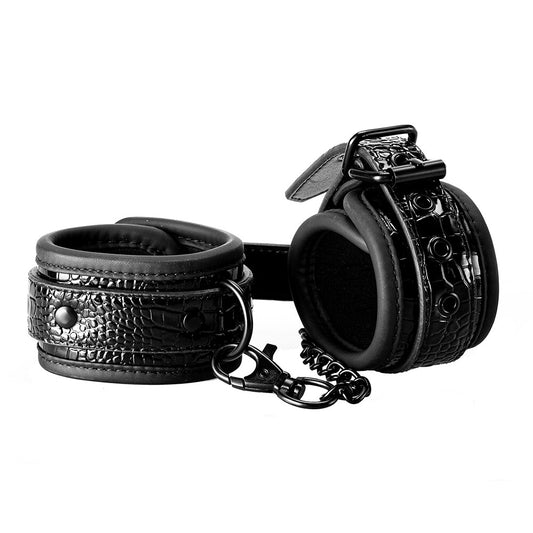Blaze Luxury Fetish Hand Cuffs Black Blaze Luxury Fetish Hand Cuffs Black - UABDSM
