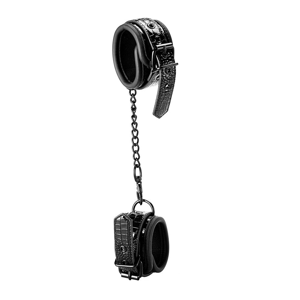 Blaze Luxury Fetish Hand Cuffs Black - UABDSM