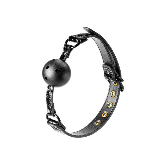Blaze Luxury Fetish Ball Gag Black Blaze Luxury Fetish Ball Gag Black - UABDSM