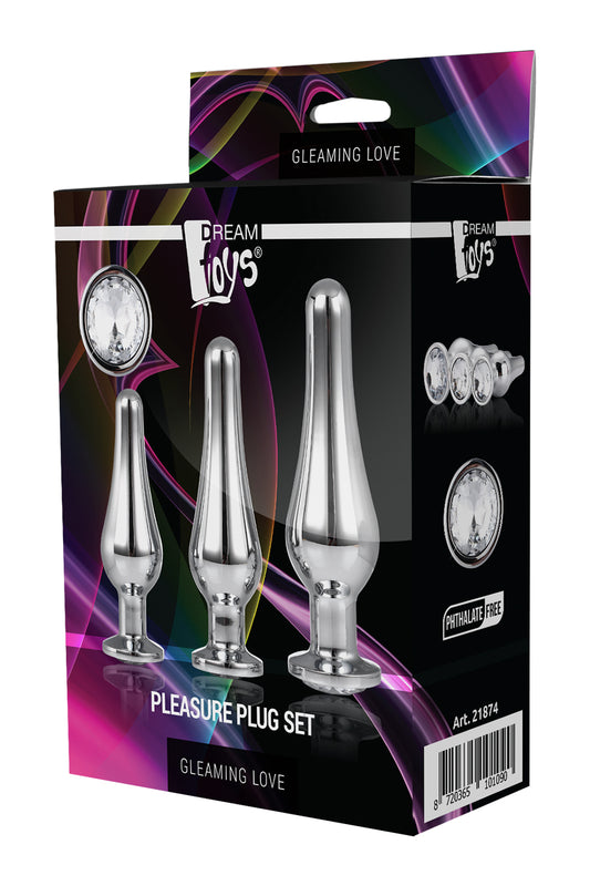 Gleaming Love Pleasure Set Silver