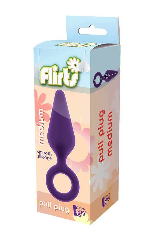 Flirts Pull Plug Medium Purple