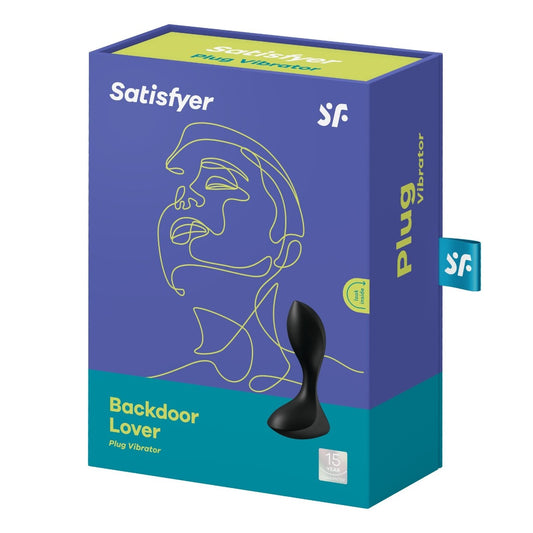 Satisfyer Backdoor Lover - Plug Vibrator - Black Satisfyer Backdoor Lover - Plug Vibrator - Black - UABDSM
