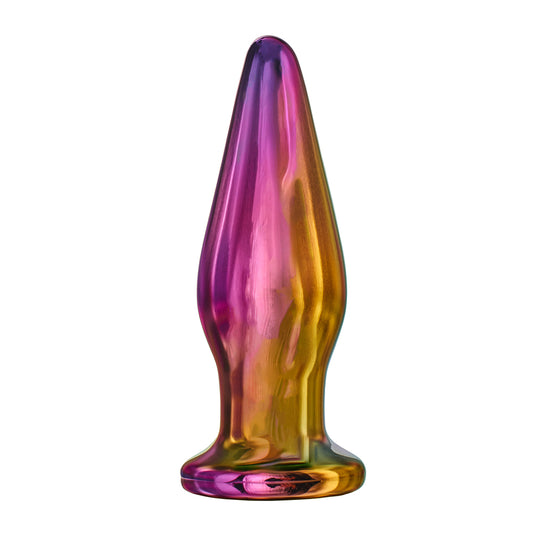 Glamour Glass Remote Control Tapered Butt Plug - UABDSM