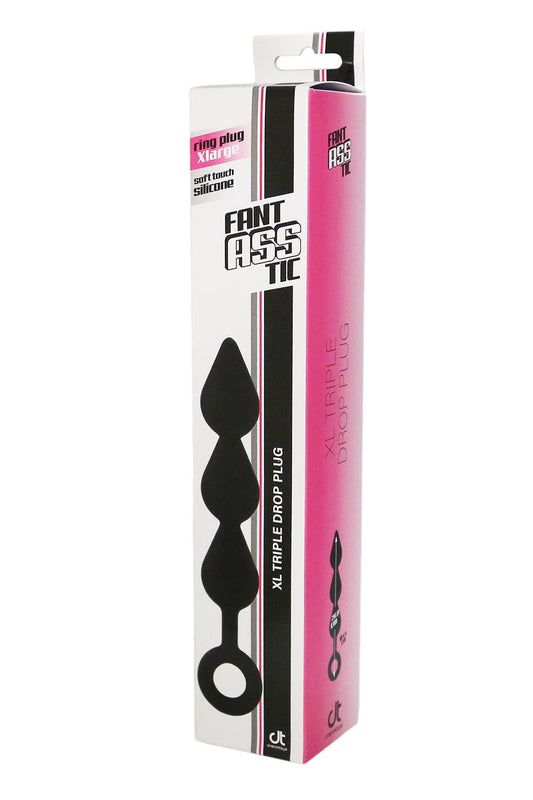 Fantasstic Xl Triple Drop Plug Black