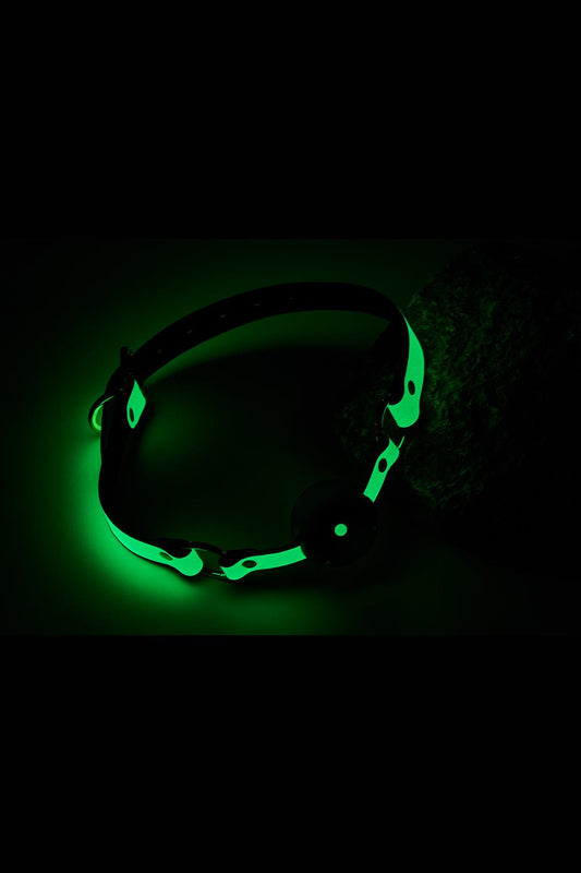 Radiant Ball Gag Glow In The Dark Green Radiant Ball Gag Glow In The Dark Green