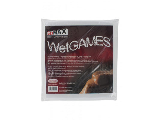 SexMAX WetGAMES Vinyl Sheet 180 X 220 Cm - White SexMAX WetGAMES Vinyl Sheet 180 X 220 Cm - White - UABDSM