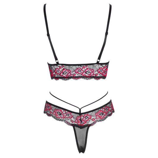 Cottelli Matching Lace Bra And String - UABDSM