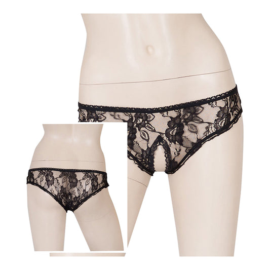 Crotchles Panties Black Crotchles Panties Black - UABDSM