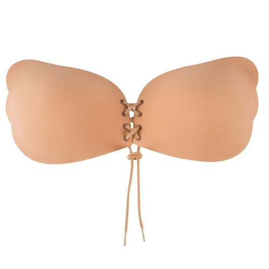 Flesh Coloured Adhesive Bra With Lacing Flesh Coloured Adhesive Bra With Lacing - UABDSM