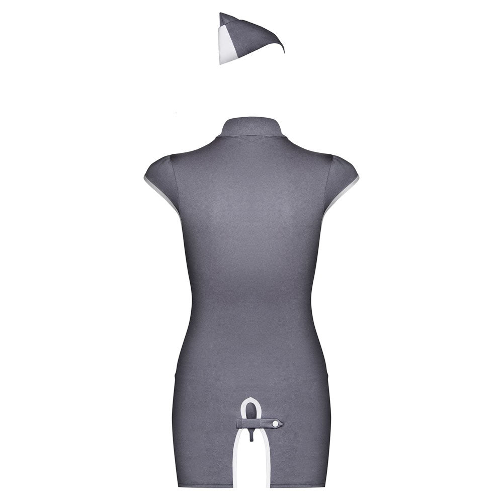 Obsessive Grey Stewardess Costume - UABDSM