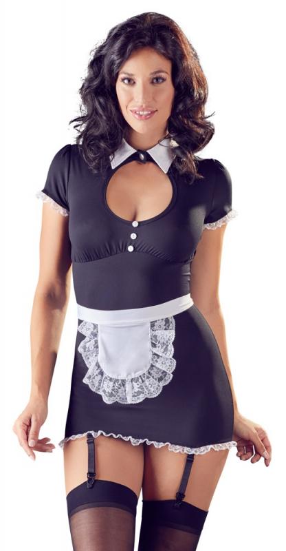 Sexy Maid Costume With Garters Sexy Maid Costume With Garters - UABDSM