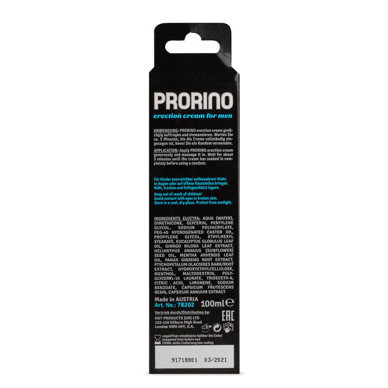 Ero Prorino Erection Cream For Men - 100 Ml - UABDSM