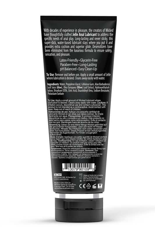 Wicked Jelle Anal Lubricant 240ml