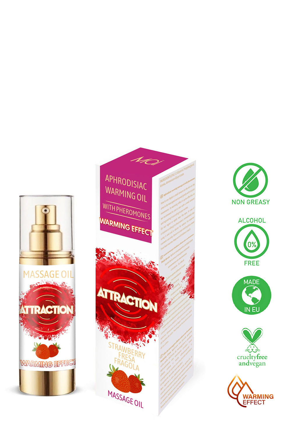 Mai Pheromone Massage Oil Strawb. 30ml