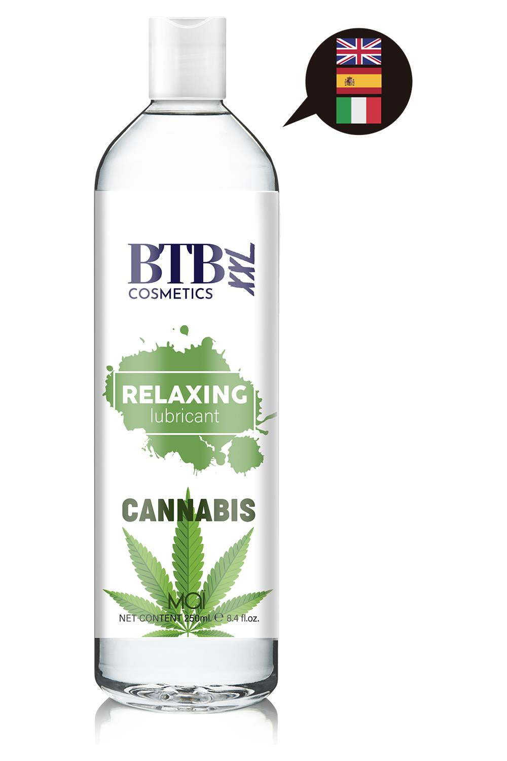 Btb Water Based Cannabis Lubricant 250ml