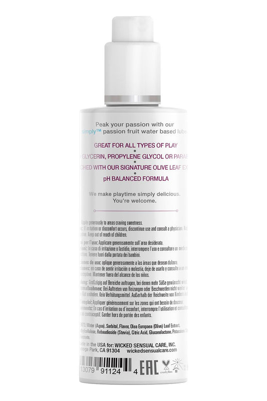 Wicked Simply Lubricant Passion Fruit 120ml