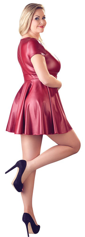 Flared Wetlook Dress - UABDSM