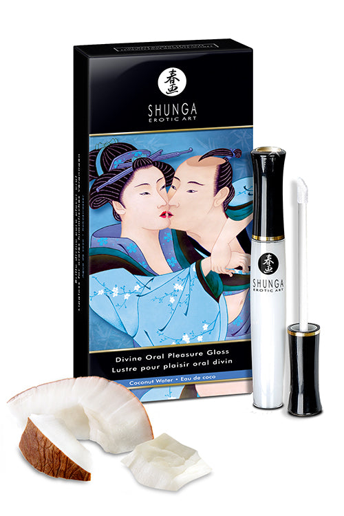 Divine Oral Pleasure Gloss Coconut 10ml Divine Oral Pleasure Gloss Coconut 10ml