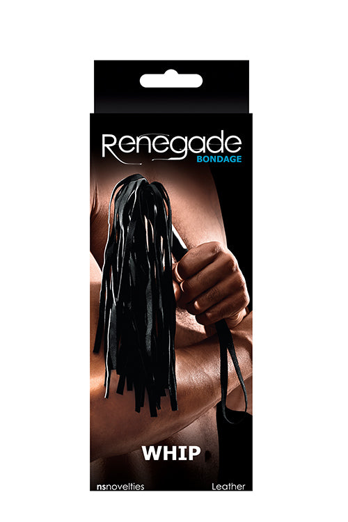 Renegade Bondage Whip Black