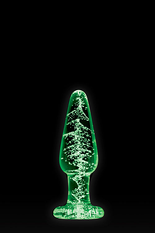 Firefly Glass Tapered Plug Medium Clear