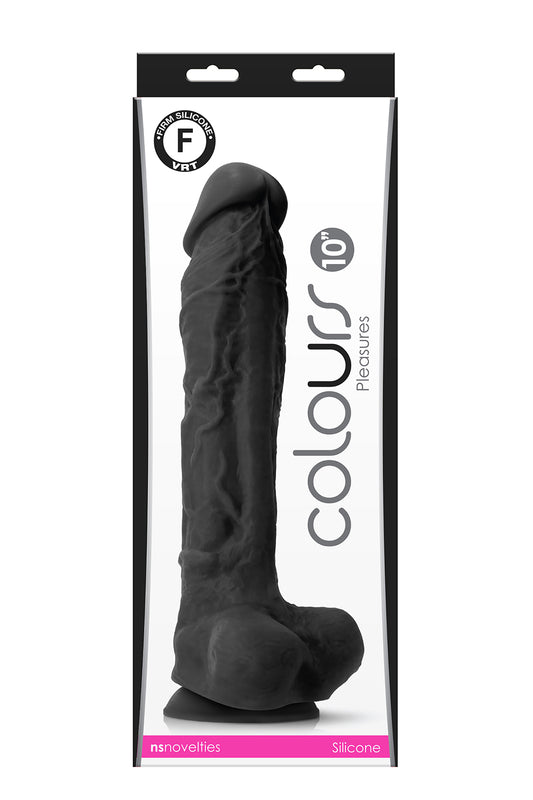 Colours Pleasures 10 Dildo Black
