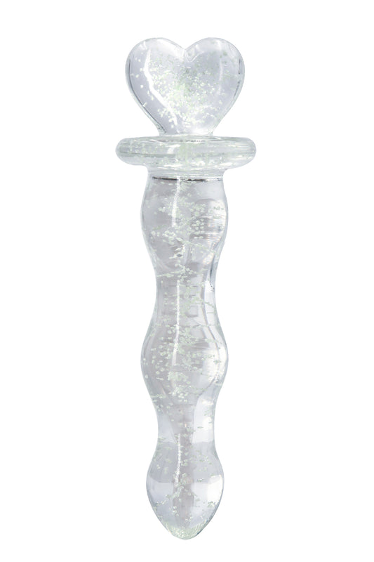 Firefly Glass Heart A Glow Clear Firefly Glass Heart A Glow Clear