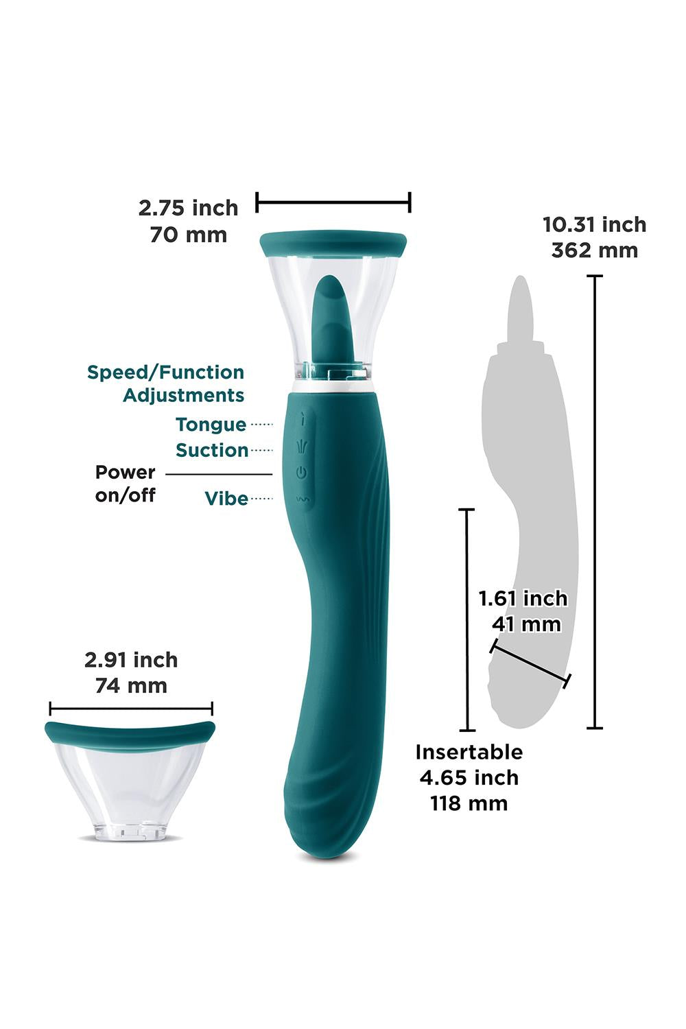 Inya Triple Delight Dark Teal