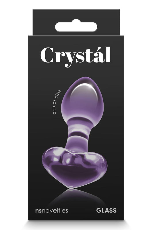 Crystal Heart Purple
