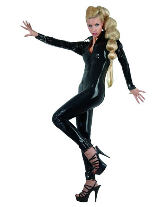 Latex Catsuit Black - UABDSM