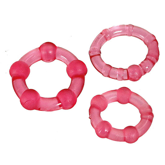 ToyJoy Stay Hard Cock Ring Set ToyJoy Stay Hard Cock Ring Set - UABDSM