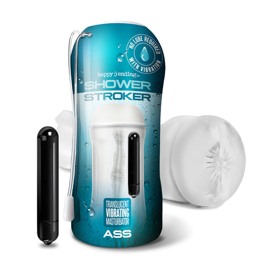 Happy Ending Vibrating Ass Shower Stroker Happy Ending Vibrating Ass Shower Stroker - UABDSM
