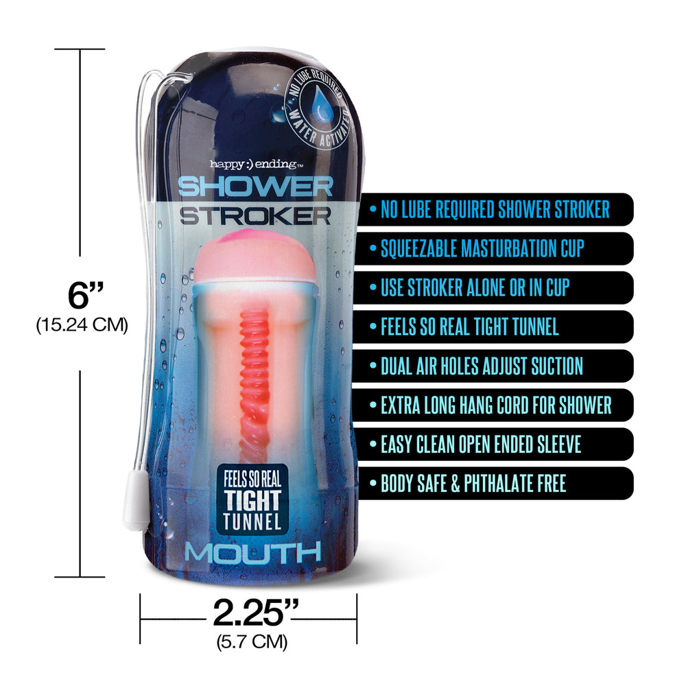 Happy Ending Tight Mouth Shower Stroker - UABDSM