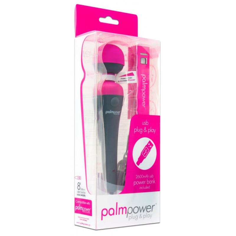 Palm Power Plug & Play - Wand Vibrator - UABDSM