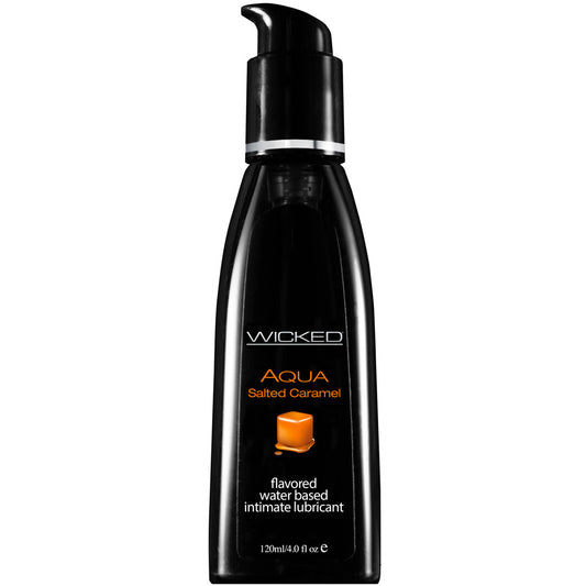 Wicked Aqua Salted Caramel Waterbased Lubricant 120mls Wicked Aqua Salted Caramel Waterbased Lubricant 120mls - UABDSM