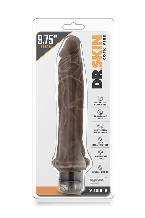 Dr. Skin Cock Vibe 8 Chocolate