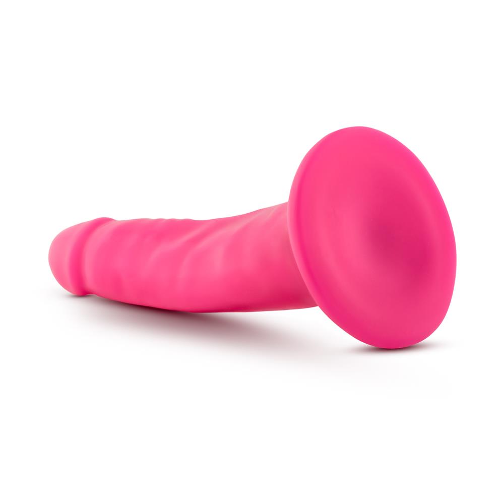 Neo 6inch Dual Density Cock Neon Pink