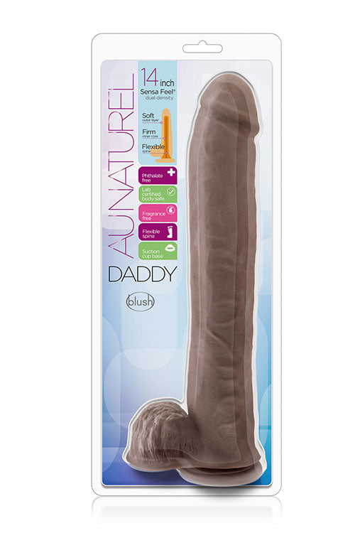 Au Natural Daddy 14inch Sensa Feel Dildo
