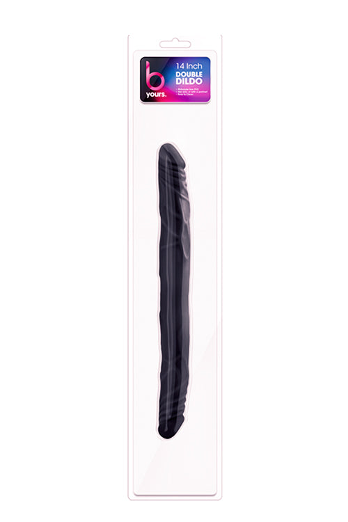 B Yours 14inch Double Dildo Black