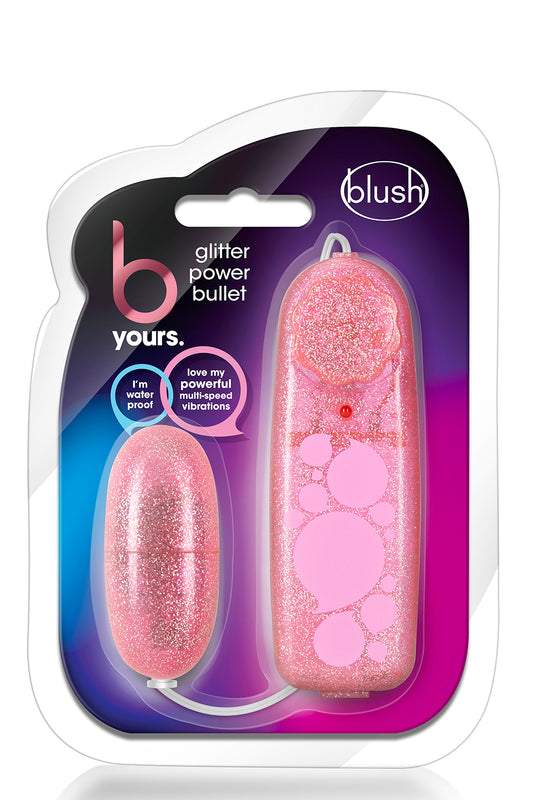 B Yours Glitter Power Bullet Pink