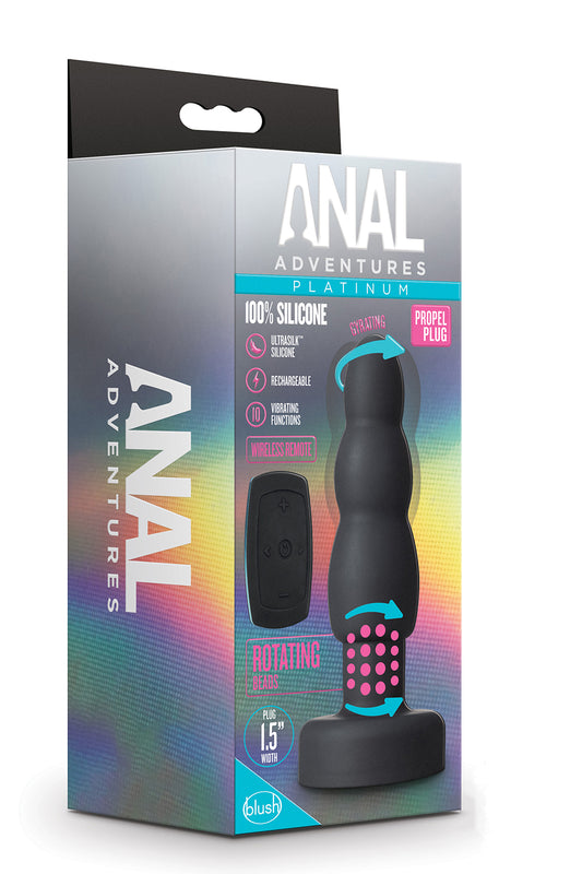 Anal Adventures Platinum Propel Plug