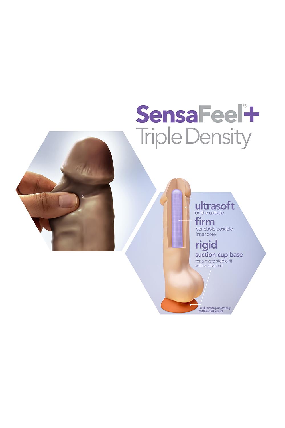 Dr. Skin Plus 5 Inch Posable Dildo Chocolate