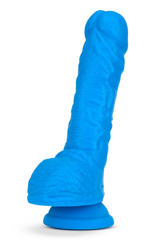 Neo 9 Inch Dual Density Dildo Neon Blue Neo 9 Inch Dual Density Dildo Neon Blue