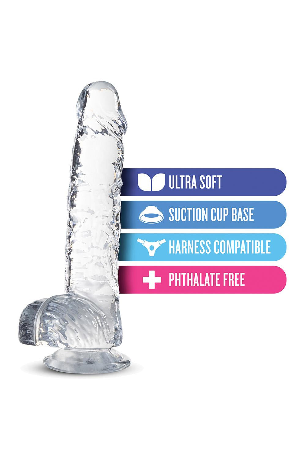 Naturally Yours 6 Crystalline Dildo Diamond
