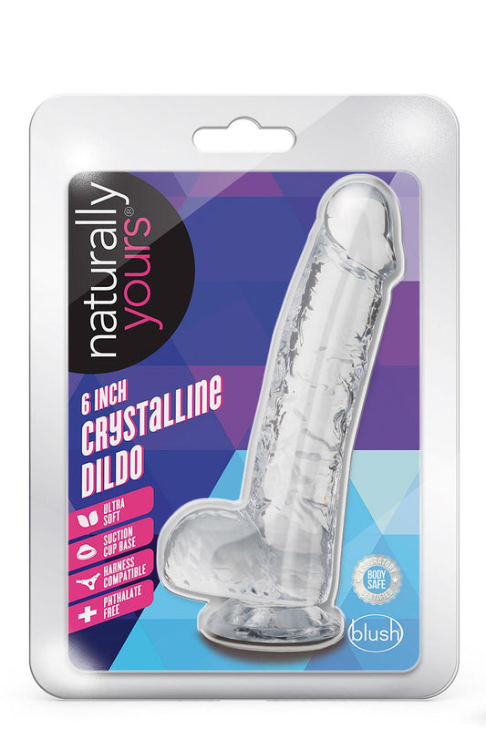 Naturally Yours 6 Crystalline Dildo Diamond