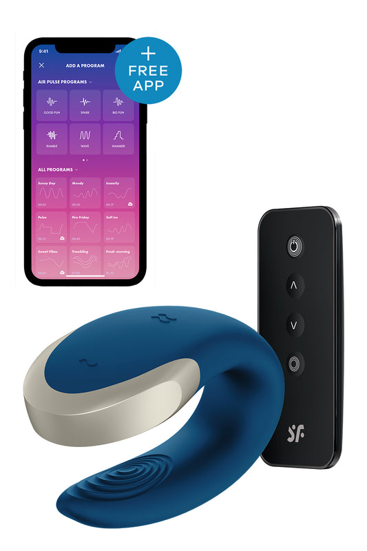 Satisfyer Double Love Blue Satisfyer Double Love Blue