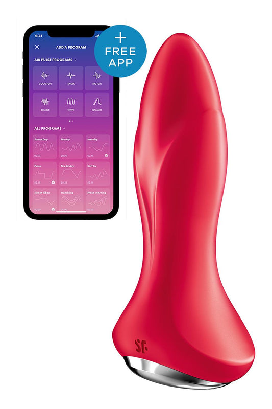 Satisfyer Rotator Plug 1+ Red Satisfyer Rotator Plug 1+ Red