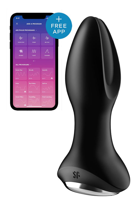 Satisfyer Rotator Plug 2+ Black Satisfyer Rotator Plug 2+ Black