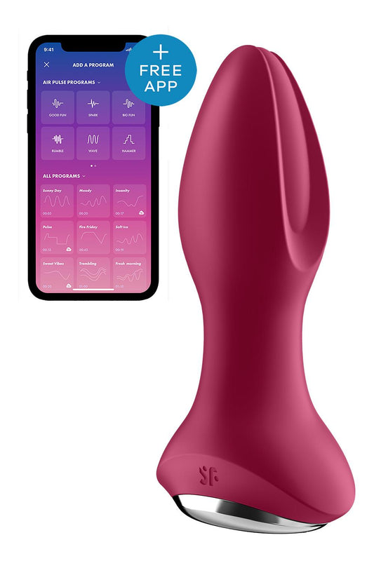 Satisfyer Rotator Plug 2+ Fuchsia Satisfyer Rotator Plug 2+ Fuchsia